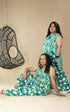 GREEN WHITE COORD SET